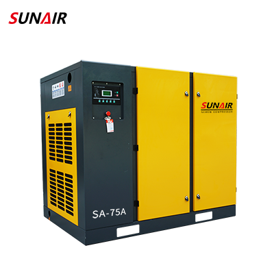 55kw 75hp Oil Injected Screw Air Compressor