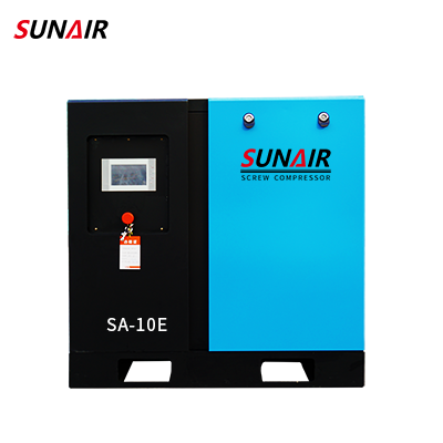 7.5kw 10hp PM VSD screw air compressor with inverter