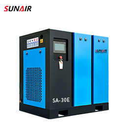 22kw 30hp PM VSD screw air compressor with inverter