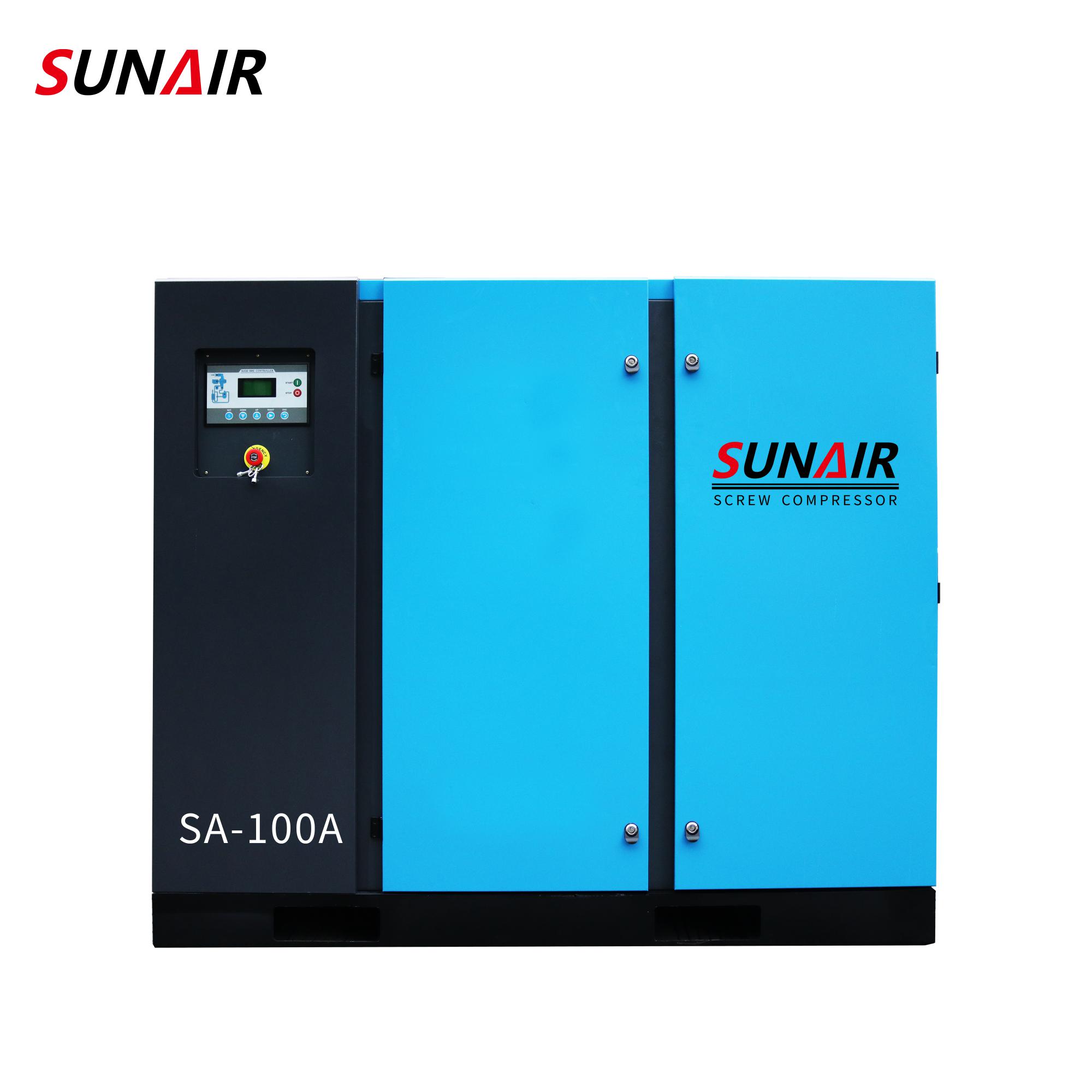 75kw 100hp Oil Injected Screw Air Compressor